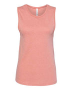 BELLA + CANVAS Women's Jersey Muscle Tank - Heather Sunset