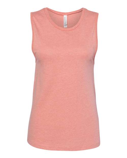 BELLA + CANVAS Women's Jersey Muscle Tank - Heather Sunset