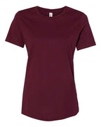 BELLA + CANVAS Women’s Relaxed Jersey Tee (Part 1 of 3) - Maroon