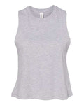 BELLA + CANVAS Women's Racerback Crop Tank - Athletic Heather