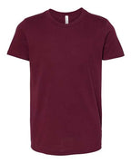 BELLA + CANVAS Youth Jersey Tee (Part 1 of 2) - Maroon