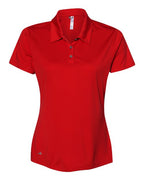 Adidas Women's Performance Polo - Collegiate Red