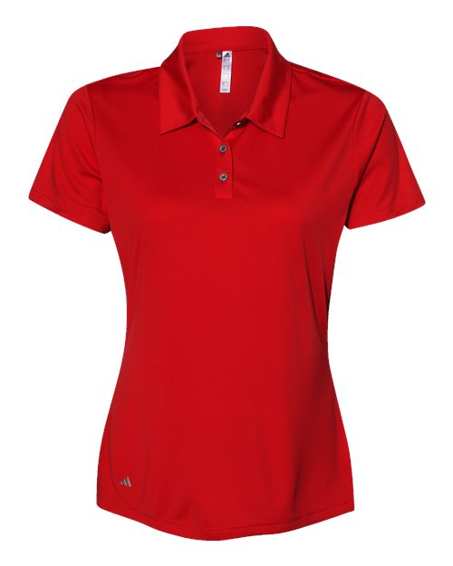 Adidas Women's Performance Polo - Collegiate Red