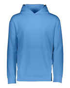 Augusta Sportswear Youth Wicking Fleece Hooded Sweatshirt - Columbia Blue