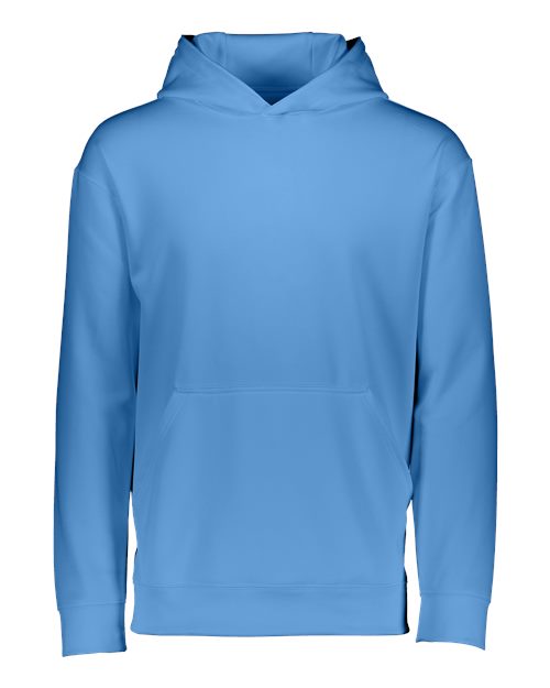 Augusta Sportswear Youth Wicking Fleece Hooded Sweatshirt - Columbia Blue
