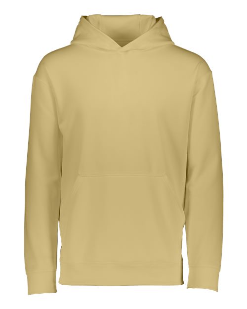 Augusta Sportswear Youth Wicking Fleece Hooded Sweatshirt - Vegas Gold