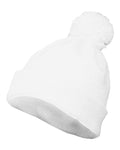 Augusta Sportswear Pom Beanie - White