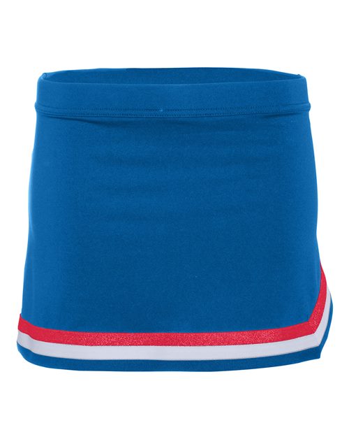 Augusta Sportswear Girls' Pike Cheer Skirt - Royal/ Red/ White