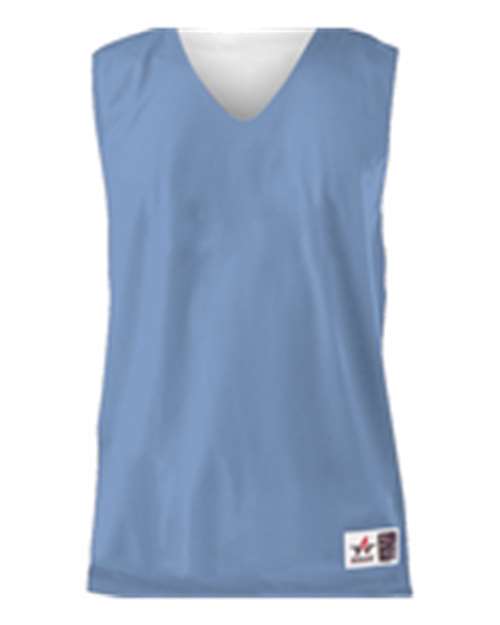 Alleson Athletic Men's Reversible Mesh Tank (Part 1 of 2) - Columbia Blue/ White