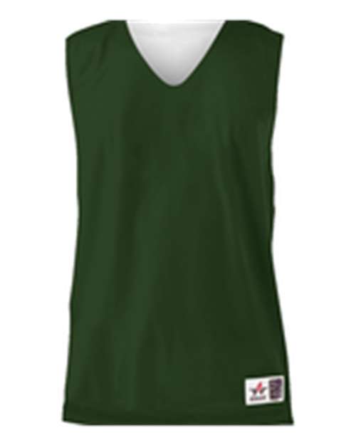 Alleson Athletic Men's Reversible Mesh Tank (Part 1 of 2) - Forest/ White
