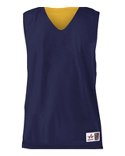 Alleson Athletic Men's Reversible Mesh Tank (Part 1 of 2) - Navy/ Gold