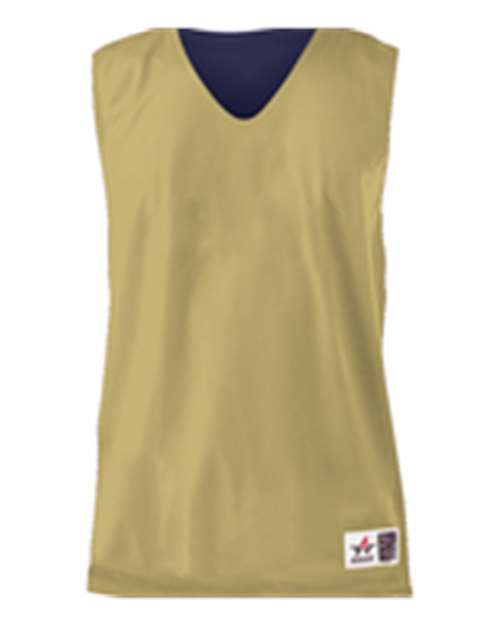 Alleson Athletic Men's Reversible Mesh Tank (Part 2 of 2) - Vegas Gold/ Navy