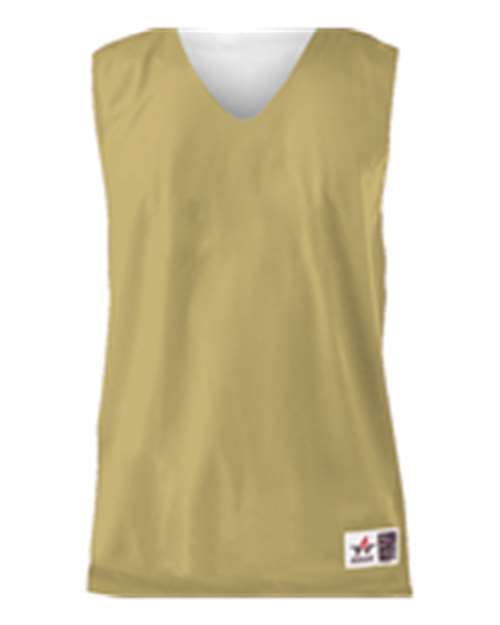 Alleson Athletic Men's Reversible Mesh Tank (Part 2 of 2) - Vegas Gold/ White