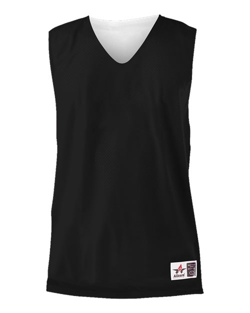 Alleson Athletic Men's Reversible Mesh Tank (Part 1 of 2) - Black/ White