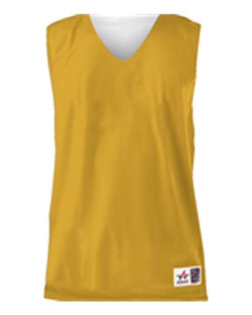 Alleson Athletic Youth Reversible Mesh Tank - Gold/ White