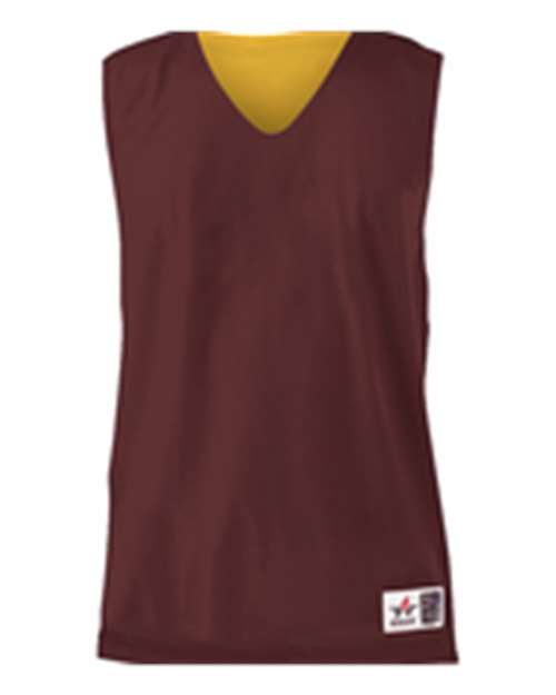 Alleson Athletic Youth Reversible Mesh Tank - Maroon/ Gold