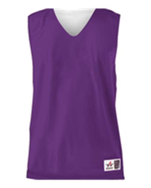 Alleson Athletic Youth Reversible Mesh Tank - Purple/ White