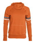 Augusta Sportswear Women's Spry Hooded Sweatshirt - Orange/ White/ Graphite