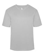 Badger Men's B-Core V-Neck T-Shirt - Silver
