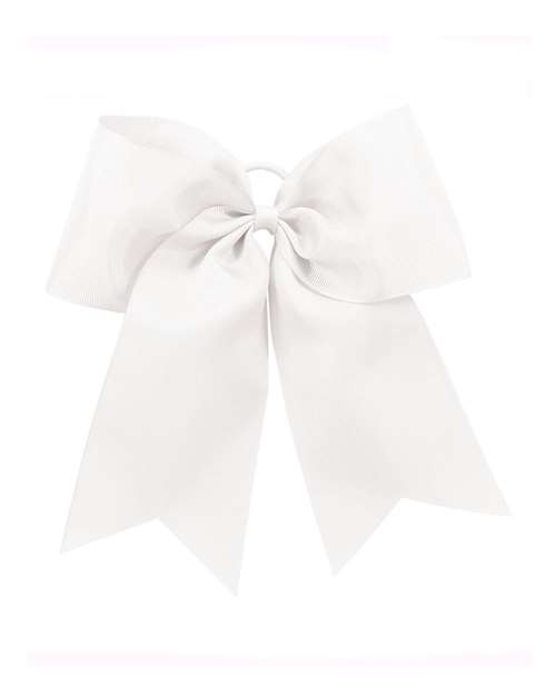 Augusta Sportswear Cheer Hair Bow - White