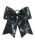 Augusta Sportswear Sequin Cheer Hair Bow - Black