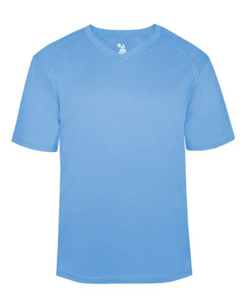 Badger Men's B-Core V-Neck T-Shirt - Columbia Blue