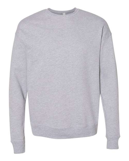 BELLA + CANVAS Unisex Sponge Fleece Drop Shoulder Crewneck Sweatshirt (Part 1 of 2) - Athletic Heather