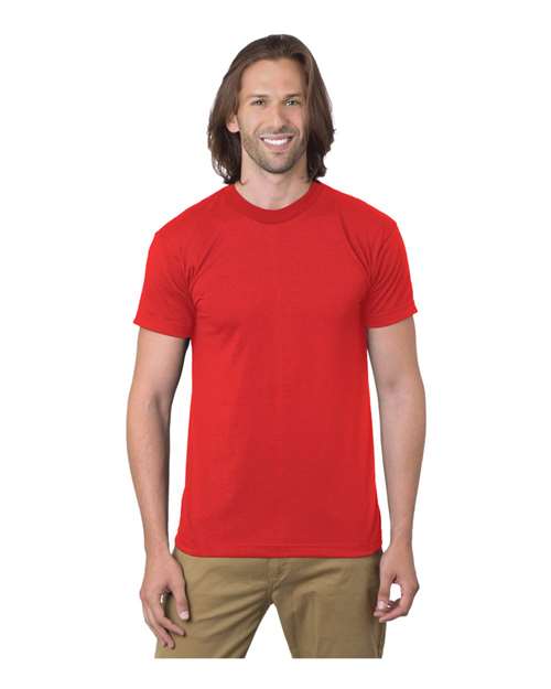 Bayside Unisex USA-Made 50/50 T-Shirt - Red