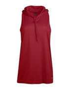 Badger Women's B-Core Racerback Hooded Tank Top - Red