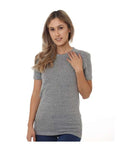 Bayside Women's USA-Made Triblend T-Shirt - Tri Athletic Grey