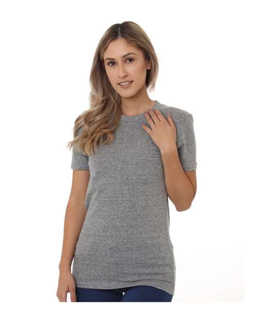 Bayside Women's USA-Made Triblend T-Shirt - Tri Athletic Grey