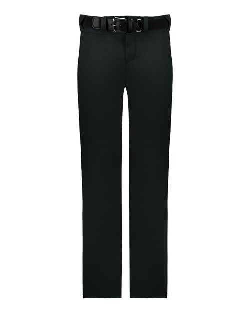 Alleson Athletic Men's Baseball Pants With Braid (Part 1 of 2) - Black/ White
