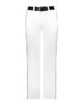 Alleson Athletic Men's Baseball Pants With Braid (Part 2 of 2) - White/ Royal