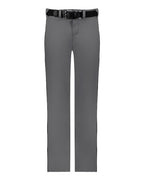 Alleson Athletic Men's Baseball Pants With Braid (Part 1 of 2) - Charcoal/ Black