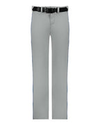 Alleson Athletic Men's Baseball Pants With Braid (Part 1 of 2) - Grey/ Royal