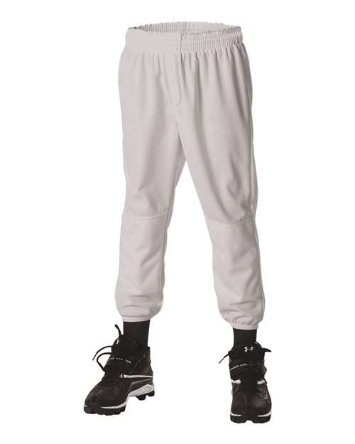 Alleson Athletic Youth Pull-Up Baseball Pants - Grey
