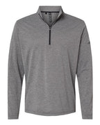 Adidas Men's Ultimate365 Lightweight Quarter-Zip Pullover - Black Heather