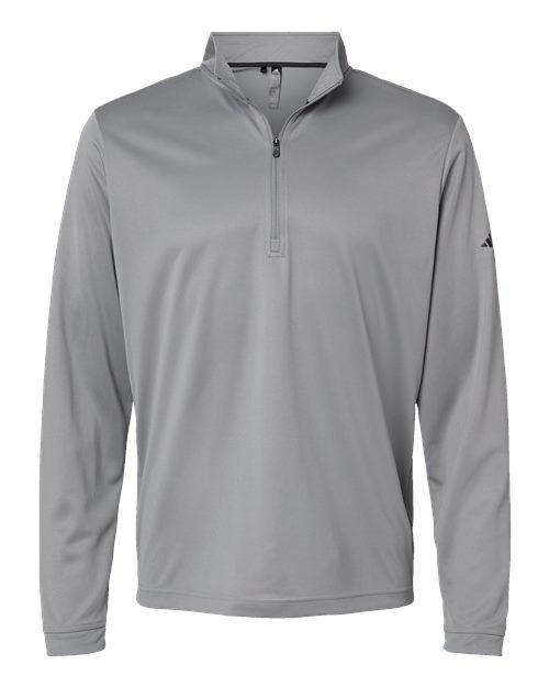 Adidas Men's Ultimate365 Lightweight Quarter-Zip Pullover - Grey Three