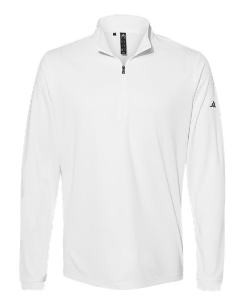Adidas Men's Ultimate365 Lightweight Quarter-Zip Pullover - White