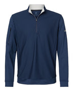 Adidas Men's Textured Quarter-Zip Pullover - Collegiate Navy