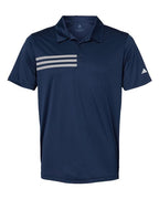 Adidas Men's 3-Stripes Chest Polo - Collegiate Navy/ White