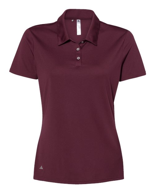 Adidas Women's Performance Polo - Maroon