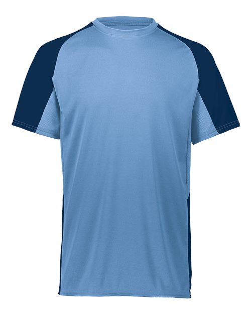 Augusta Sportswear Youth Cutter Jersey (Part 1 of 2) - Columbia Blue/ Navy