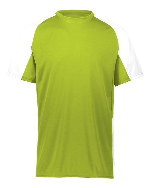 Augusta Sportswear Youth Cutter Jersey (Part 1 of 2) - Lime/ White