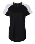 Augusta Sportswear Women's Cutter Jersey - Black/ White