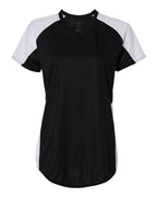 Augusta Sportswear Women's Cutter Jersey - Black/ White