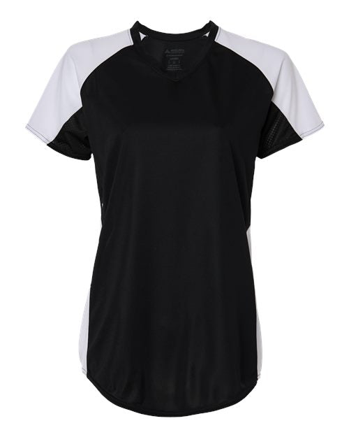 Augusta Sportswear Women's Cutter Jersey - Black/ White