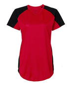 Augusta Sportswear Women's Cutter Jersey - Red/ Black