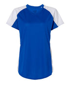 Augusta Sportswear Women's Cutter Jersey - Royal/ White