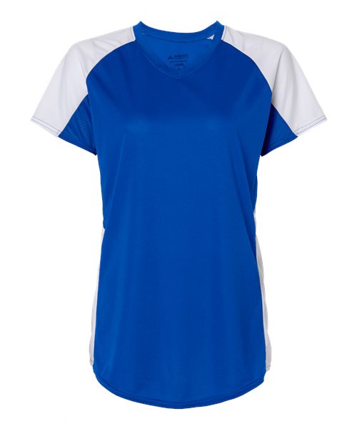 Augusta Sportswear Women's Cutter Jersey - Royal/ White
